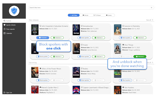 Spoilerproof: The 1-Click Spoiler Block screenshot