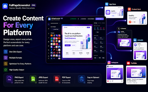 FullPageScreenshot - Custom Screenshots & Advanced Editor screenshot