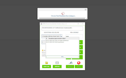 QNB eSolutions İmza İşlemleri Yardımcı Eklentisi screenshot