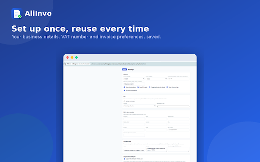 AliInvo - Aliexpress Invoice Generator screenshot
