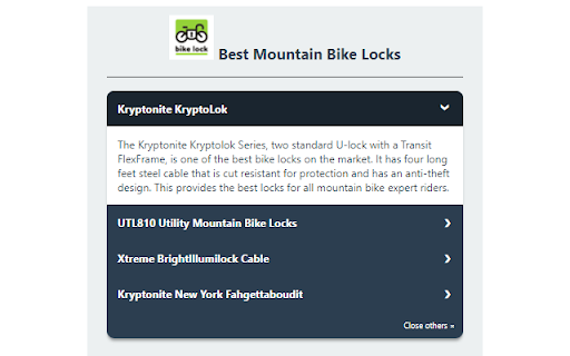 Best Mountain Bike Locks screenshot
