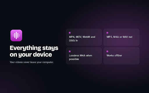 Extract Audio from Video to MP3 | AudioFit screenshot