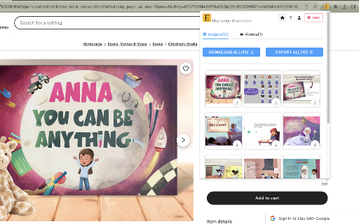 Etsy Image Downloader screenshot