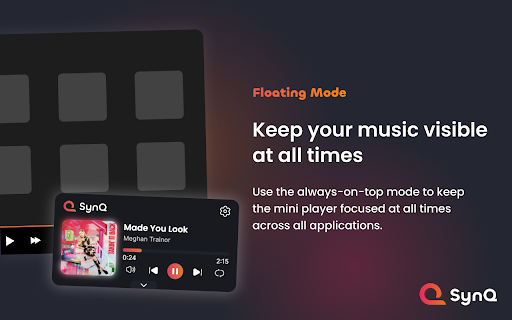 SynQ for Spotify, YouTube, Amazon Music, more screenshot