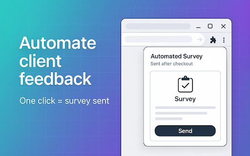 Experience survey & Google review collection for Planity screenshot