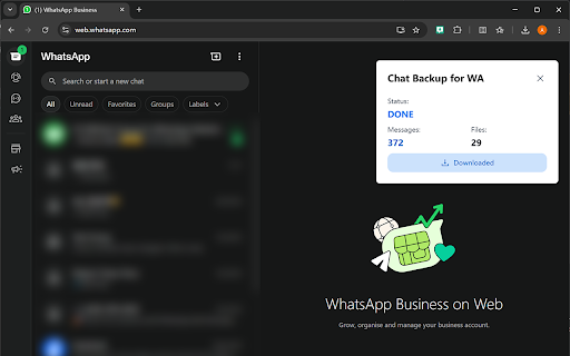 Chat Messages Backup for WhatsApp screenshot