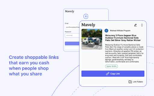 Mavely Link Creator screenshot
