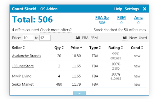 Online Seller Addon screenshot