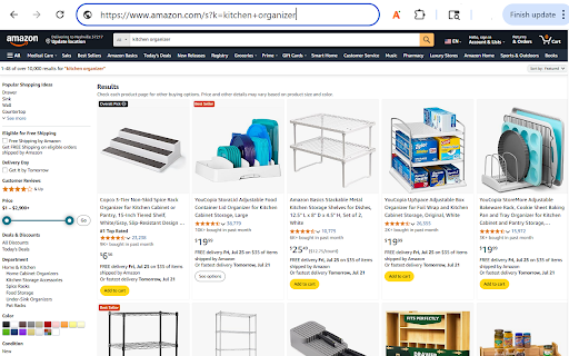 Amazon Only No Third Party Sellers screenshot