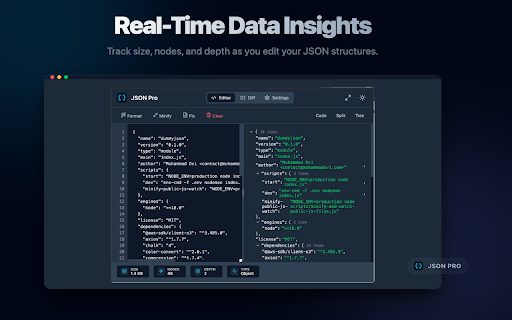 JSON Beautifier Pro screenshot