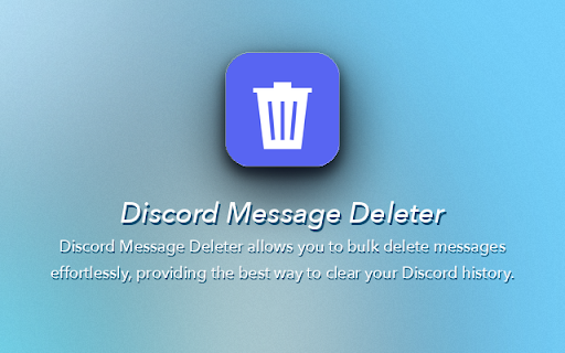 Discord Message Deleter screenshot