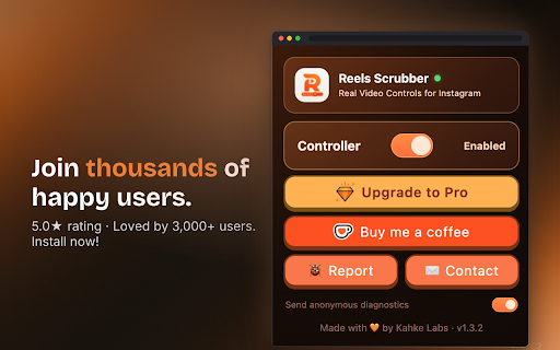 Real Video Controls for Instagram Reels, Stories & Feed – Reels Scrubber screenshot