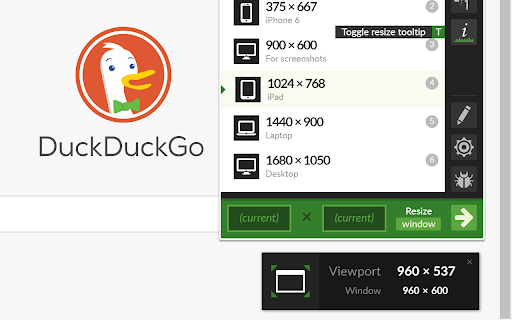 Window Resizer screenshot