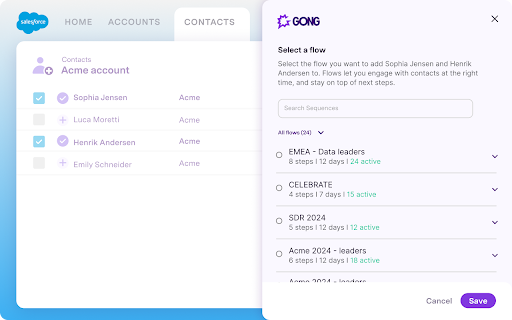 Gong Anywhere screenshot