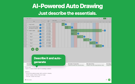 GanttchartAI: GanttChart by AI screenshot