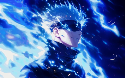 Satoru Gojo Live Wallpaper - Jujutsu Kaisen's New Tab Theme screenshot