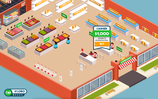 Tap Supermarket - HTML5 Game screenshot