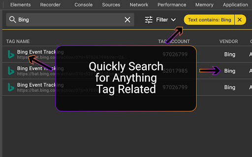 ObservePoint Debugger screenshot