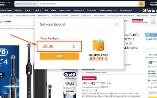 Amazon Catch Price screenshot