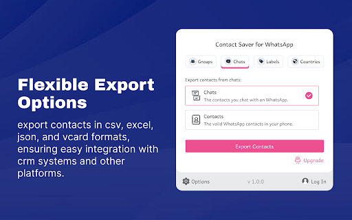 WA Contacts Extractor & Download Group Phone Numbers | WASBB.COM screenshot