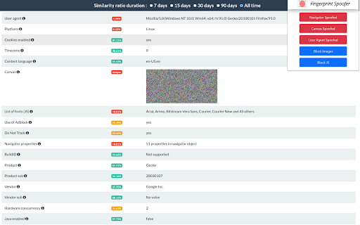 Fingerprint Spoofer screenshot
