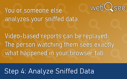 webQsee: Free Website Bug Recorder + Sniffer screenshot