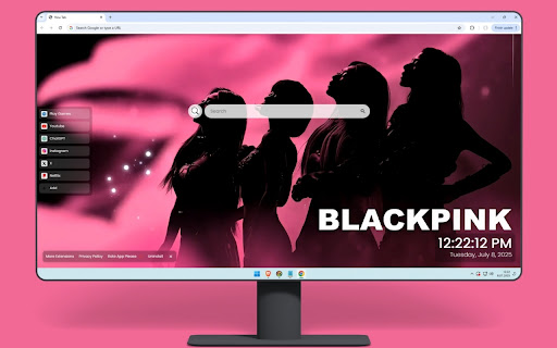 Blackpink Silhouette Live Wallpaper screenshot