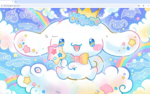 Cinnamoroll Rainbow Live Wallpaper screenshot