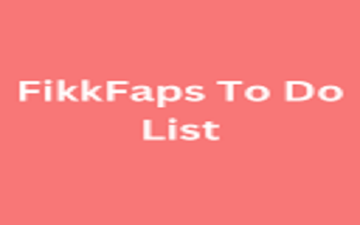 FikkFaps To Do List screenshot