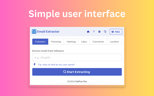 Email Extractor - Email Scraper and Extractor for Social Media screenshot