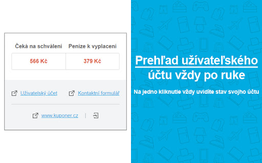 Kuponer.sk screenshot
