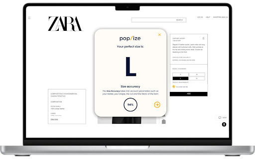 Popsize screenshot