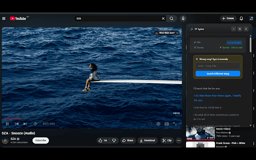 YouTube Lyrics Extension – Real-Time Synced Lyrics | YT Lyrics screenshot