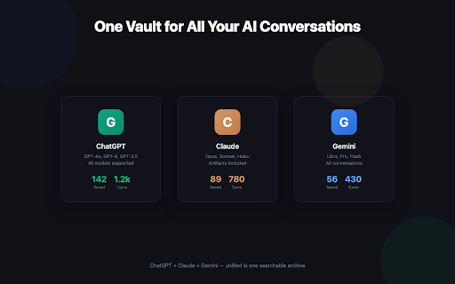 AI Conversation Knowledge Vault screenshot