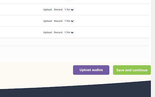 Memrise Audio Uploader screenshot