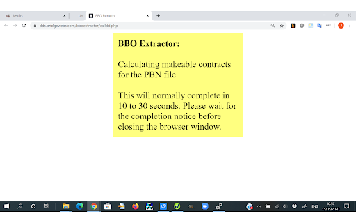 BBO Extractor screenshot