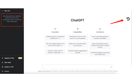 Auto-save ChatGPT History screenshot