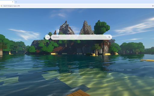 Minecraft Nature: Serenity and Creativity in a Live Theme screenshot