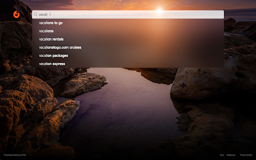 Foxy Newtab screenshot