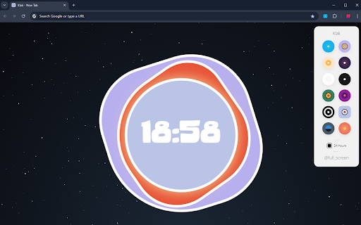 Klak - New Tab screenshot