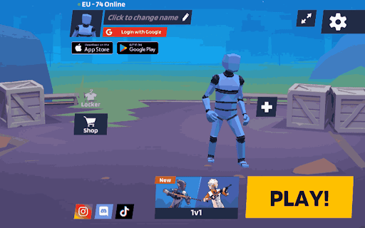 1v1.lol Unblocked – PvP Shooter & Builder screenshot