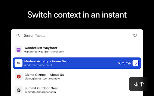 Deep Tab Search: Tab Switcher & Search screenshot