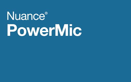 Nuance PowerMic Web Extension screenshot