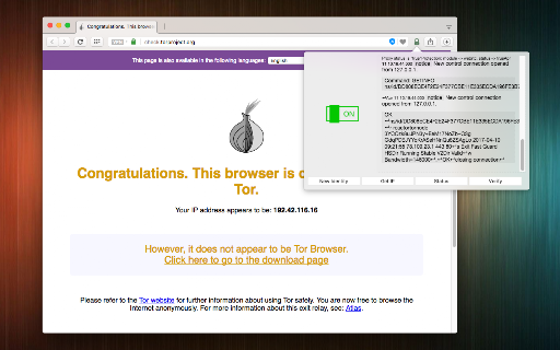 Proxy Client for Onion screenshot