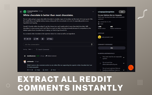 Reddit Scraper screenshot