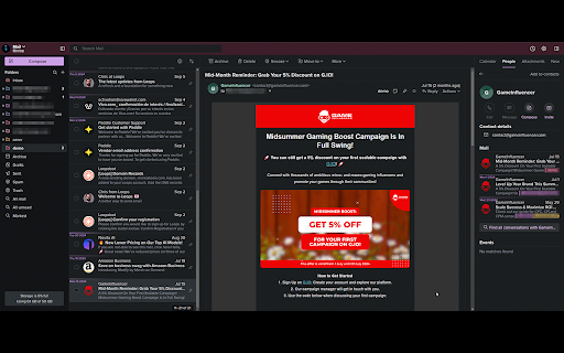 Fastmail Enhanced screenshot