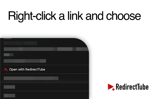 RedirectTube screenshot