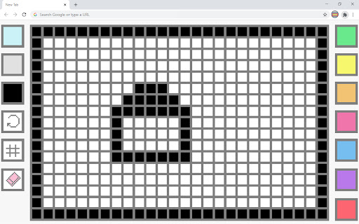 Pixel Art Paint Game screenshot