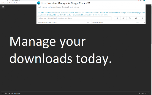 Free Download Manager for Google Chrome™ screenshot