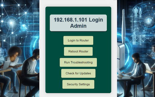 192.168.1.101 Login Admin screenshot